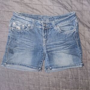 Rue21 Lace Jean Shorts
